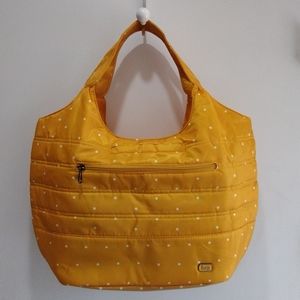 Lug Gondola Tote Bag Amber Yellow Polka Dot
